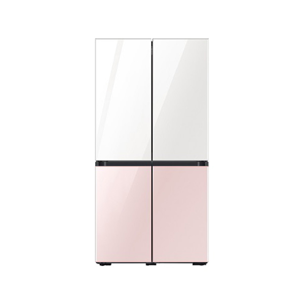 [딜라이브] 삼성 870L 4도어 비스포크 냉장고 화이트+핑크 RF85T9141APWP / 의무사용기간 36/48/60개월 / 등록비 면제 - 렌탈플래너
